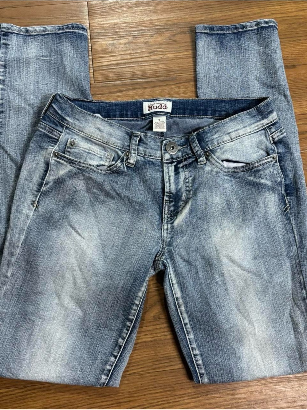 Mudd Women's Light Wash Boot Cut Jeans